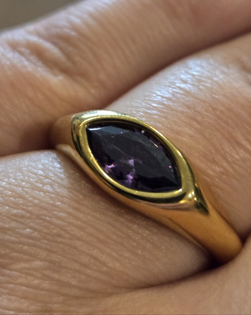 Purple Gemstone Ring